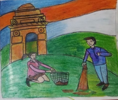 Swachh Bharat Abhiyan Drawing | Swachh Bharat Drawing | Clean India Drawing  | Swachh Bharat Poster - YouTube