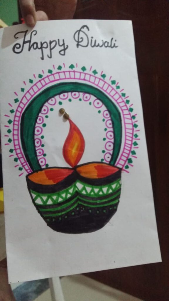 Diwali drawing. Diwali poster drawing | By Easy Drawing SAFacebook